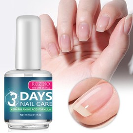 ROZINO 3 Days Nail Care - Keratin Amino Acid Formula for Superior Nail Nourishment:_A box of 3 bottles 【yellow-Moisturizing nail care】