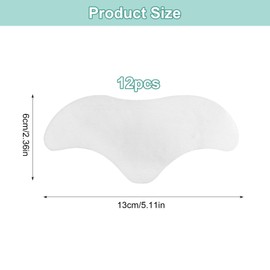 Wrinkle Patches Pack of 12 Wrinkle Plasters, Forehead Wrinkles Patches, Anti Wrinkle Plasters for the Face, Smooths Fine Lines