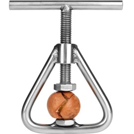 Anwenk Nut Cracker Black Walnut Cracker Stainless Steel Pecan Cracker