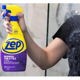 3 Containers Shower Tub and Tile Cleaner, Ready to Use 32 FL Oz, Fresh Scent