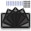 YIMATEECO 140 mm Fan Covers, PC Dust Filter with Magnetic