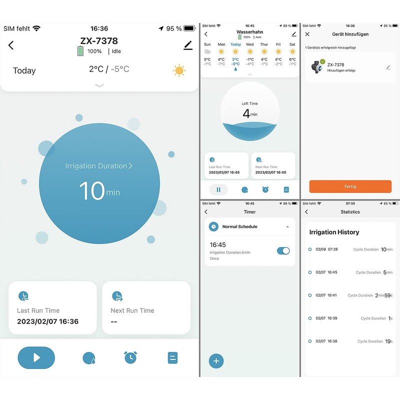 Royal Gardineer WLAN Valve: Smart Programmable Irrigation Computer with WiFi
