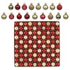 Valery Madelyn Christmas Ornaments Set, 100ct Red and Gold Shatterproof