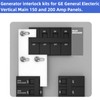 Generator Interlock Kit Compatible with GE General Electeric Vertical Main