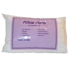 Pillowflex Premium Polyester Filled Pillow Form Insert / Machine Washable (21 Inch by 31 Inch) Rectangle | Made in USA