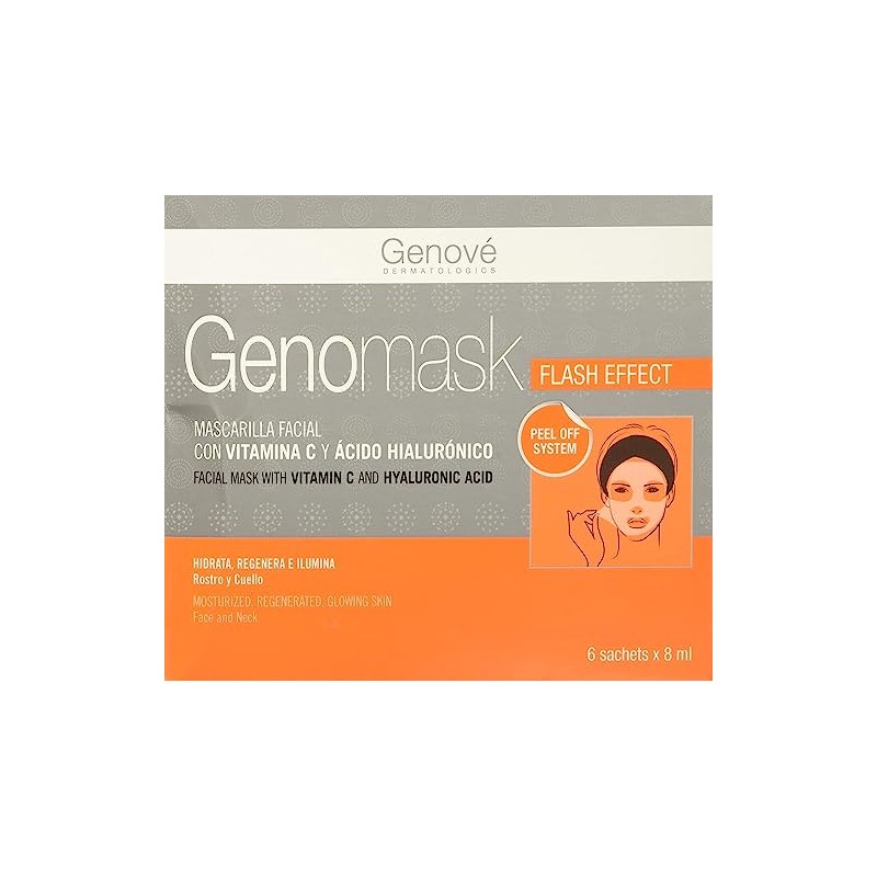 GENOV GENOMASK MASCARILLA FACIAL 6 Sobres X 8 ml GEL