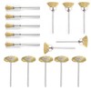 Set of 15, 0.1 inch (3 mm) Shaft Router Brush,