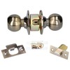 Lock Prolok 18POP Pomo cilíndrico bola función baño, latón antiguo,