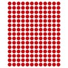 540 Glue Dots 12 mm Red PVC Film, Weatherproof, CODING