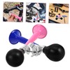Mipcase 2pcs Loud Metal Plated Bike Horn for Enhanced Riding