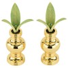 Kebiyo Shinshu Otani School East Flower Bottle Real Gold Plated