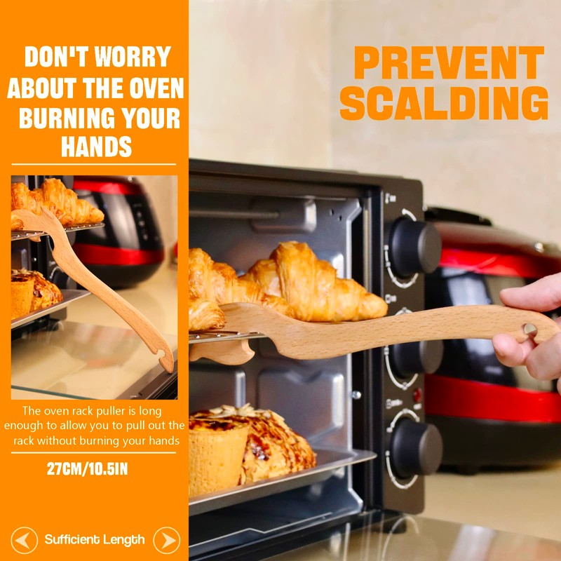 Shinelingee Oven Rack Puller - Push Pull Tool, Prevent Scalding,