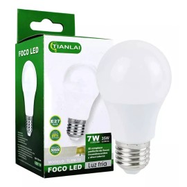 Taej 85 20 Focos 7w Led Ahorrador E27 Luz Blanca 6500k Ilumina 35w