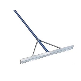 Kraft Tool Asphalt Rake, Magnesium, 37 Tines, 7 ft, Multicolor, One Size (GG626)