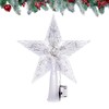 Christmas Tree Top Star 3D Glitter Hollow Star Tree Topper
