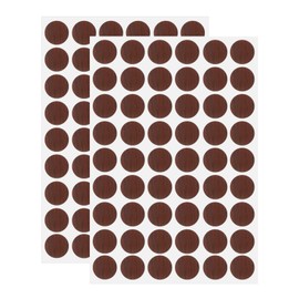 QUARKZMAN 2 Blätter Schraubenlochabdeckungen Aufkleber 21mm 54 in 1 Selbstklebende Schraubenabdeckungen Kappen Wasserdicht Staubsicher Aufkleber PVC für Wand