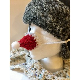 Santa Hat Nose Warmer Birthday/Christmas/Stocking/Secret Santa Gift Idea.
