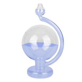 Weather Forecast Glass Bottle, Blue Barometer Home Decoration Innovative Predicts Weather Changes 15cm