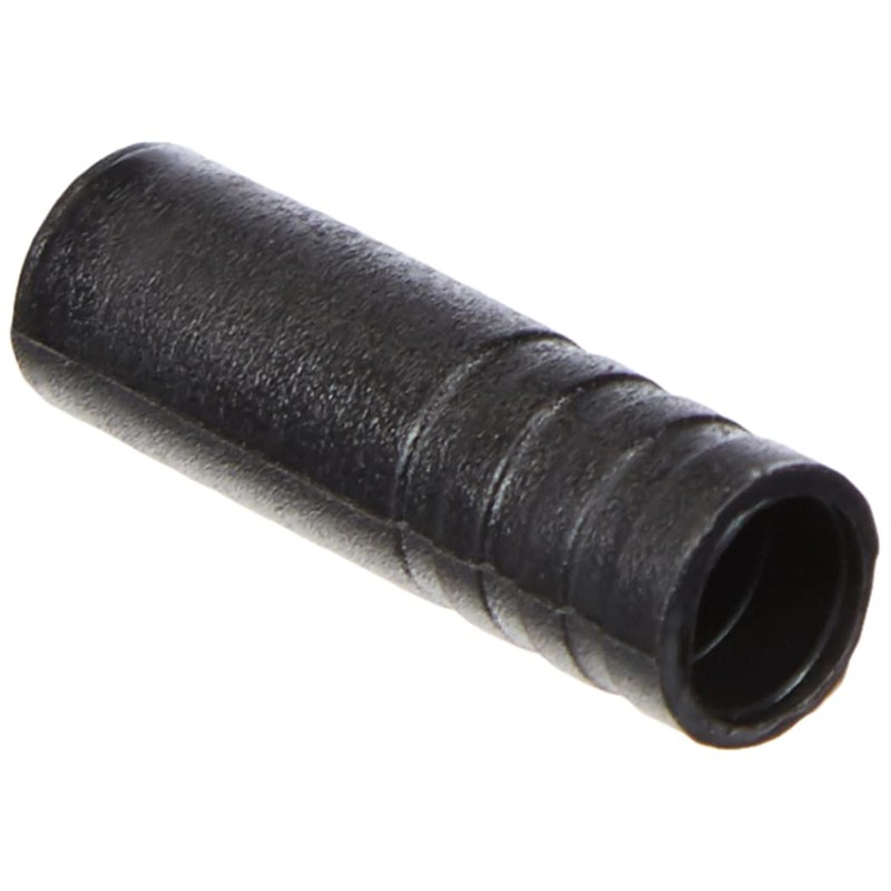 Jagwire Ferrule, Open 100 Pieces Black Plastic 4/4 sleeves