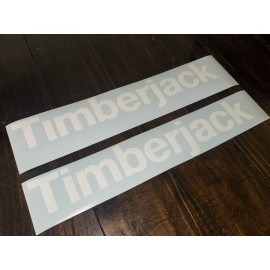 Timberjack Replacement Decals (Set Of 2 - 18”) skidder logging STICKER  Skidder