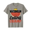 Watermelon Eating Contest Champ - Themed Party Watermelon T-Shirt