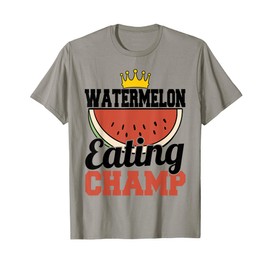 Watermelon Eating Contest Champ - Themed Party Watermelon T-Shirt