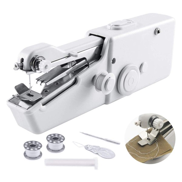 Handheld Sewing Machine Portable Cordless Stitching Machine Mini Electric Stitch
