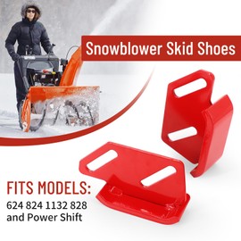 Dokili Snowblower Skid Shoes Replaces Toro 624 824 828 1132 Power Shift Snowblower 74-1100-01 2134249 62-0980 62-0990 74-1100 2PCS