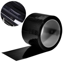 Car door sill trims, carbon fibre sticker, universal car door edge protection, carbon fibre sticker, edge protection, bumper protection/door sill protection