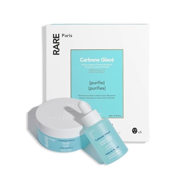 Carbone Glacé After-Party Reset Kit — 5 Purifying Sheet Masks,