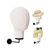 CHADWICK Mannequin Head Wall Mount, Hanging Wig Stand for Wigs,