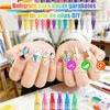 12 Rotuladores para Uñas 3D Secado Rápido, Decoración Nail Art