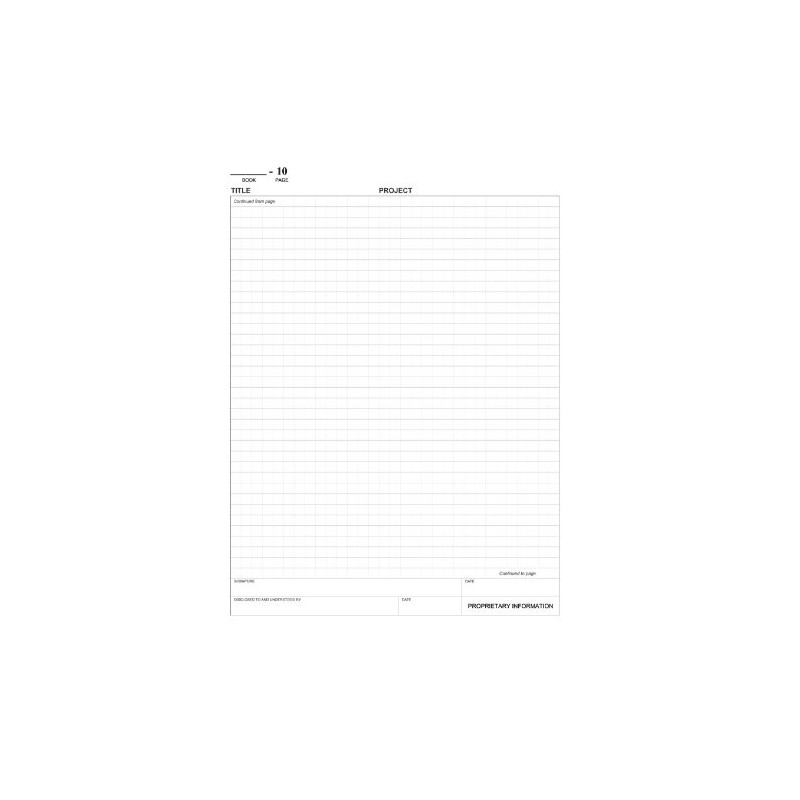 BookFactory Engineering Notebook/Graph Paper Notebook/Quadrille 4 X 4 Quad Ruled,