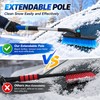 3-in-1 Extendable Snow Brush and Ice Scraper for Cars –
