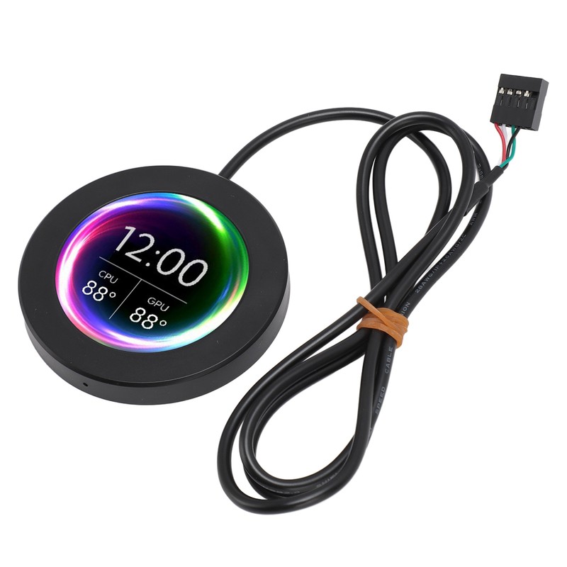 2.1 Inch AIO Computer Temp Monitor CPU Cooler LCD Display