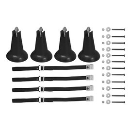 Pyrasport Kit Chupones para Canastilla con Correas y Tornillería de respuesto 3/16