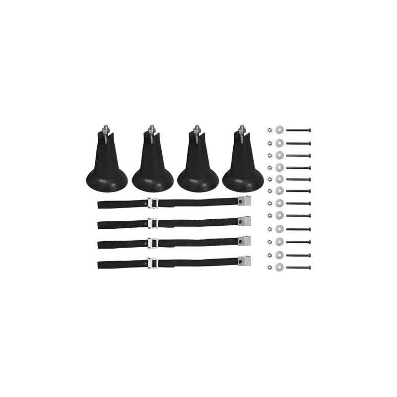 Pyrasport Kit Chupones para Canastilla con Correas y Tornillería de