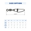 BLUEWING Conector giratorio de alta resistencia para pesca de agua