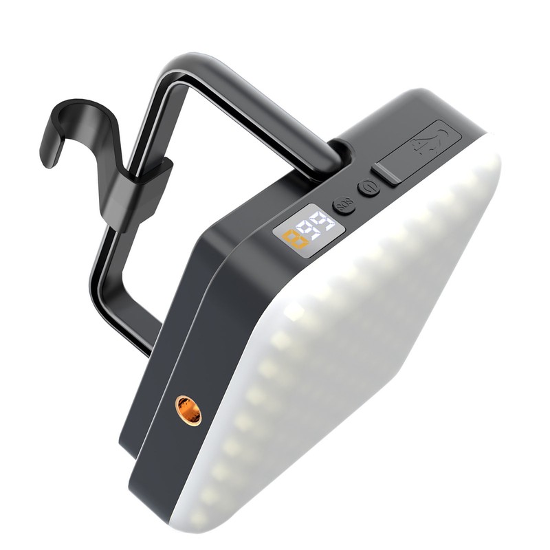 Outdoor Camping Tent Lamp Waterproof Rechargeable LED Camp Light Magnetic