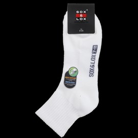 Sox & Lox Buy Sox & Lox Mens Sports Cushioned Midi (Arch Support and Ventilation Panel) Socks White (Size 7- 11) Online | Chempro Chemists