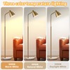 Light Luxury Adjustable Golden Floor Lamp for Living Room Bedroom
