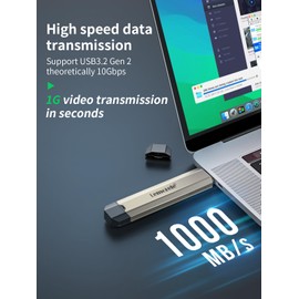 M.2 NVMe SSD Enclosure Adapter Tool-Free, 10Gbps USB C 3.2 Gen2 M.2 NVMe PCIe/SATA External Hard Drive Case Adapter for M-Key & M+B Key NVMe SSD (2230/2242/2260/2280)