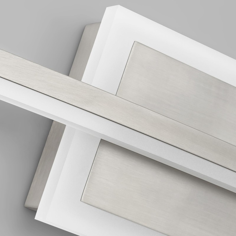 PRESDE 32inch LED Bathroom Light Fixtures Over Mirror Modern Brushed