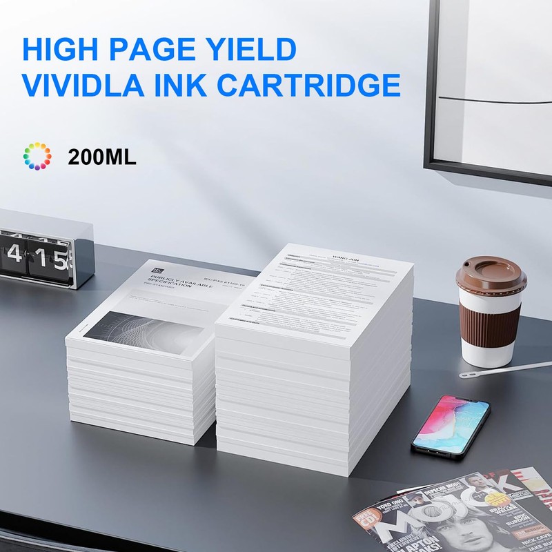 DMAOCO High Yield Tri-Color Print Cartridge 53374 Replacement for Primera