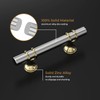 Haliwu 10 Pack Brushed Nickel Cabinet Pulls, Barrel Cabinet Handles