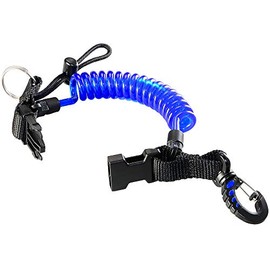 Snappy Coil Lanyard Blue IST