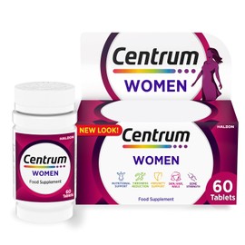 Centrum Women Multivitamin Tablets, Vitamins with Iron, 60 Tablets
