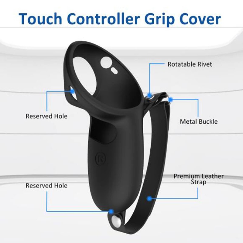 VR Touch Controller Grip Cover Compatible with Meta Quest Pro,