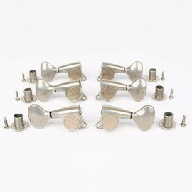 GOTOH NEW Gotoh SGS510Z-L5 L3+R3 Set Mini Tuners 1:18 Ratio 3x3 - ANTIQUE X-NICKEL