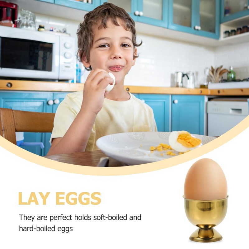 STOBAZA Set of 6 Egg Cups Creative Egg Holders for